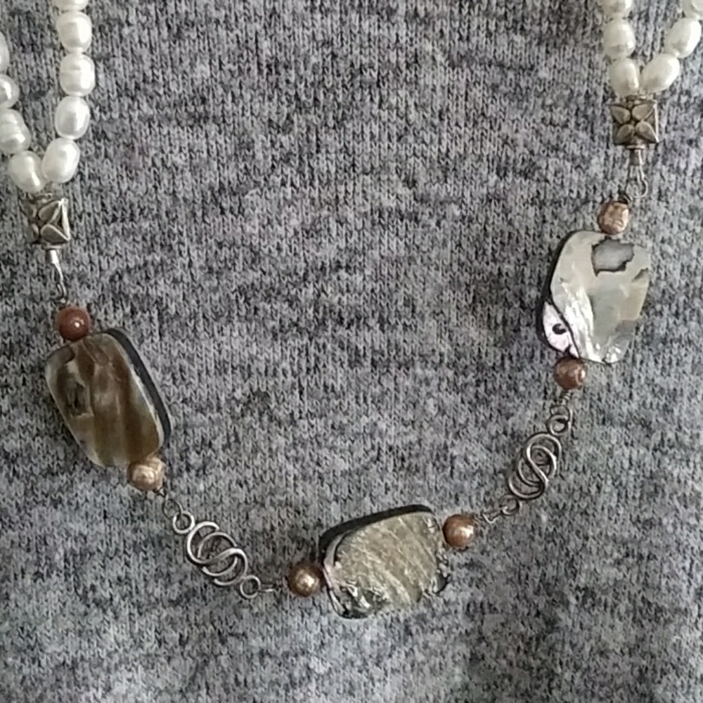Pearl & Silver Necklace
